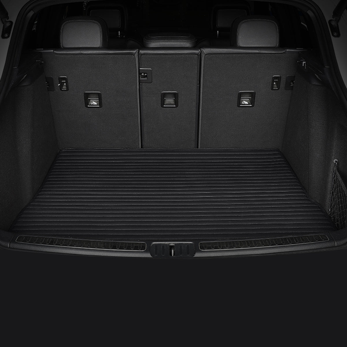 Stripe Stitching Custom Luxury Car Trunk Mats