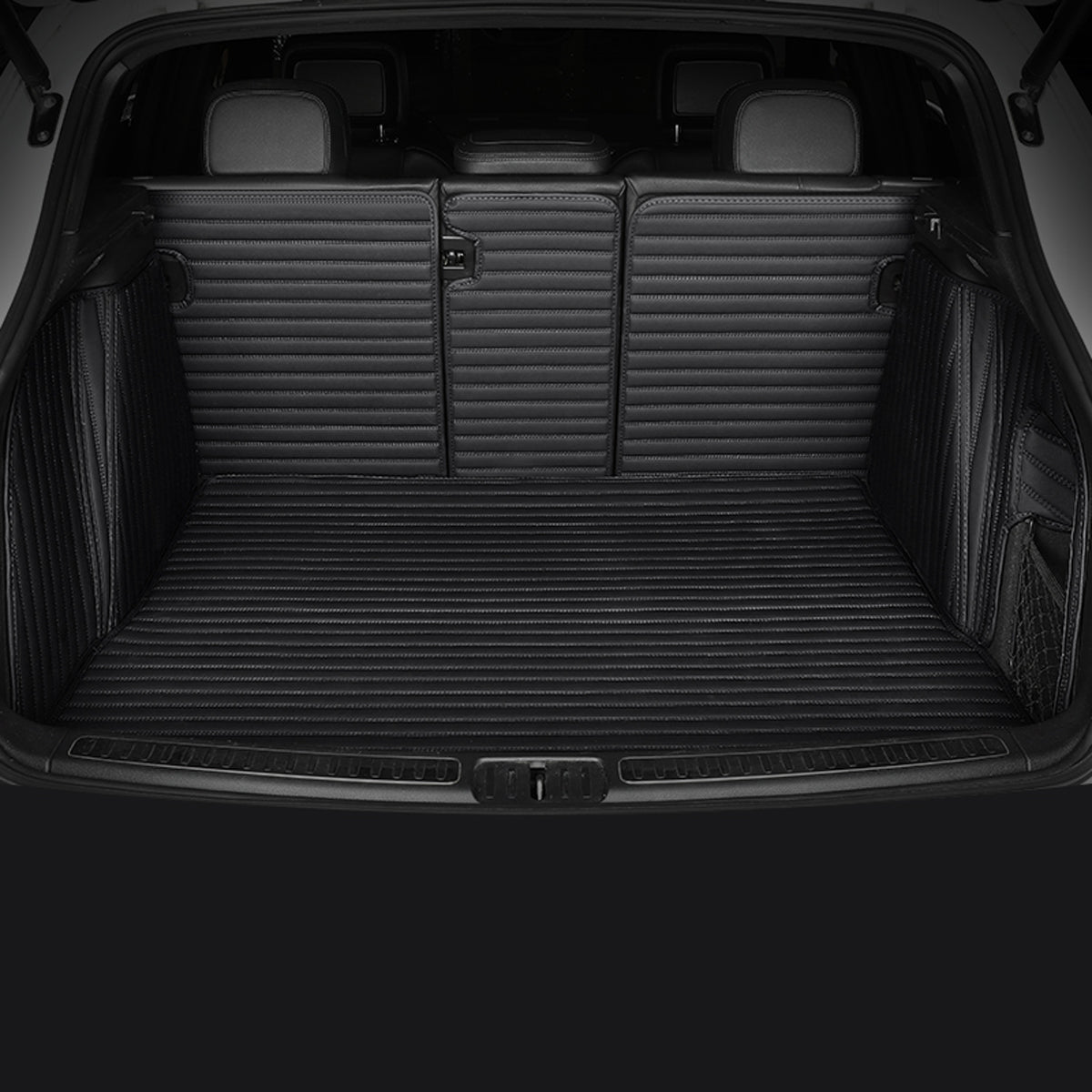 Stripe Stitching Custom Luxury Car Trunk Mats