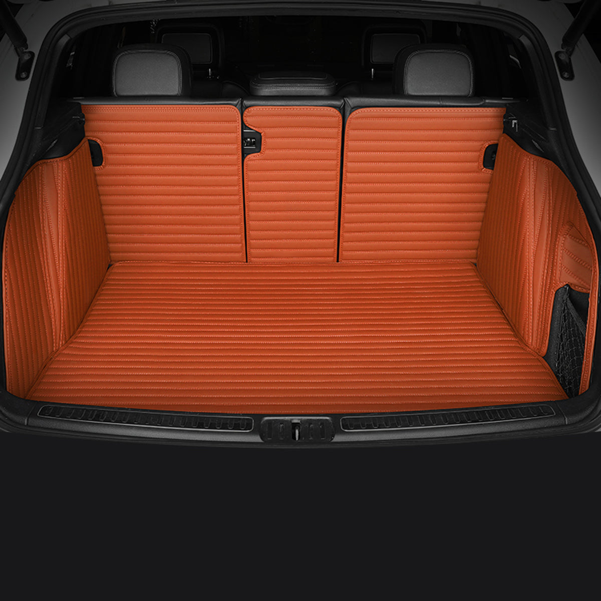 Stripe Stitching Custom Luxury Car Trunk Mats