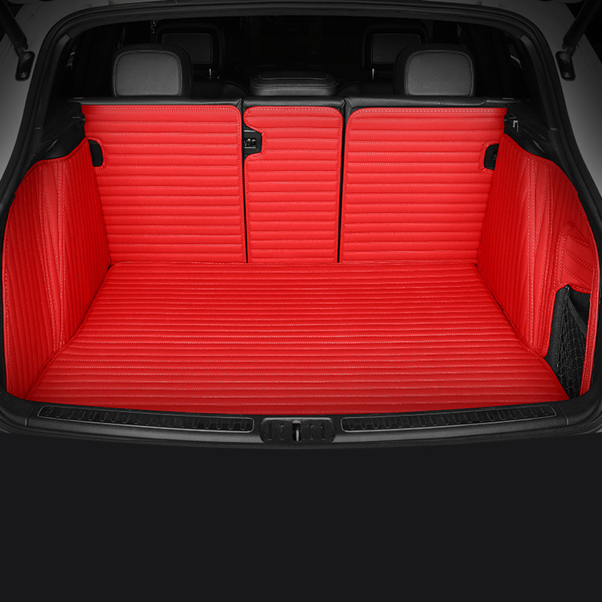 Stripe Stitching Custom Luxury Car Trunk Mats