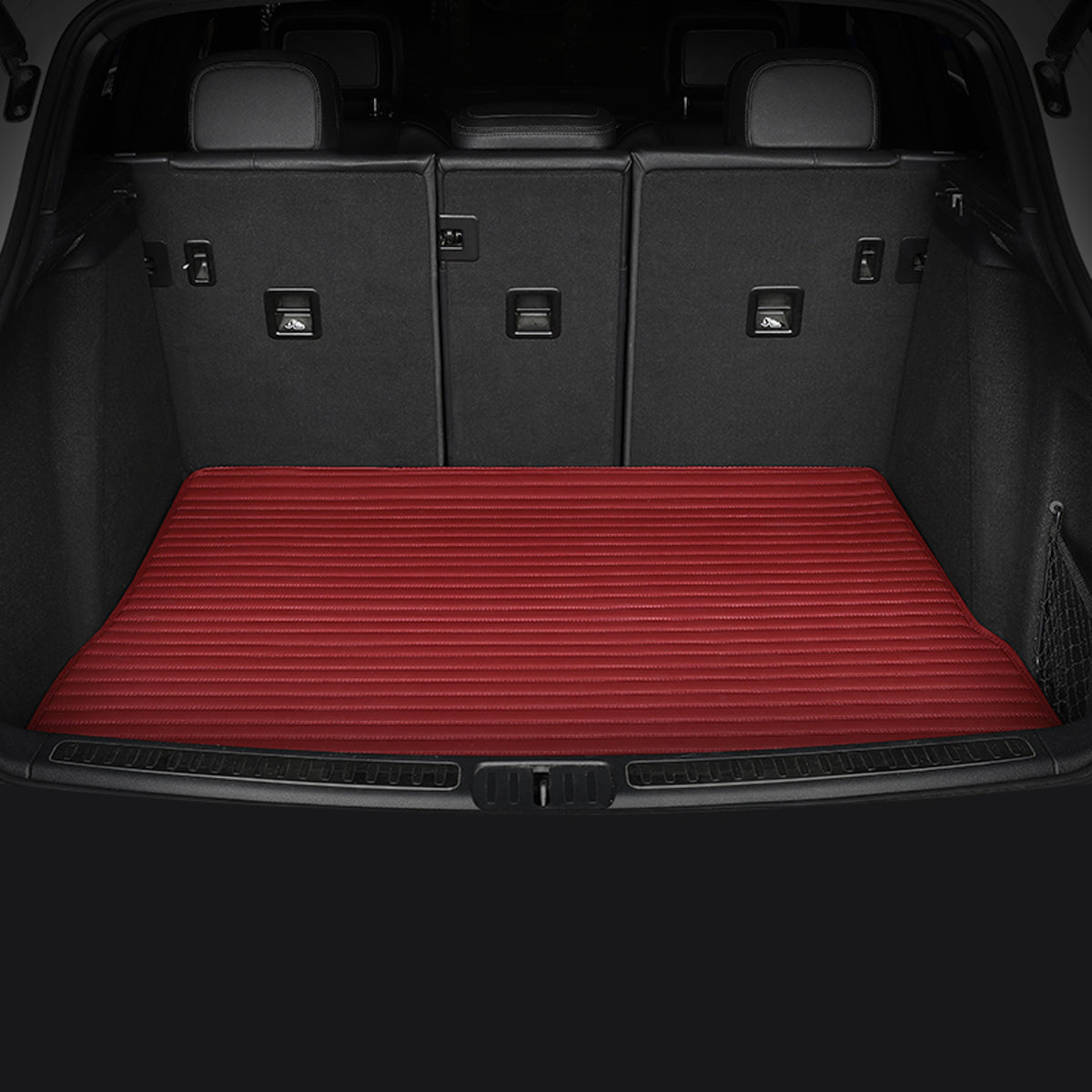 Stripe Stitching Custom Luxury Car Trunk Mats