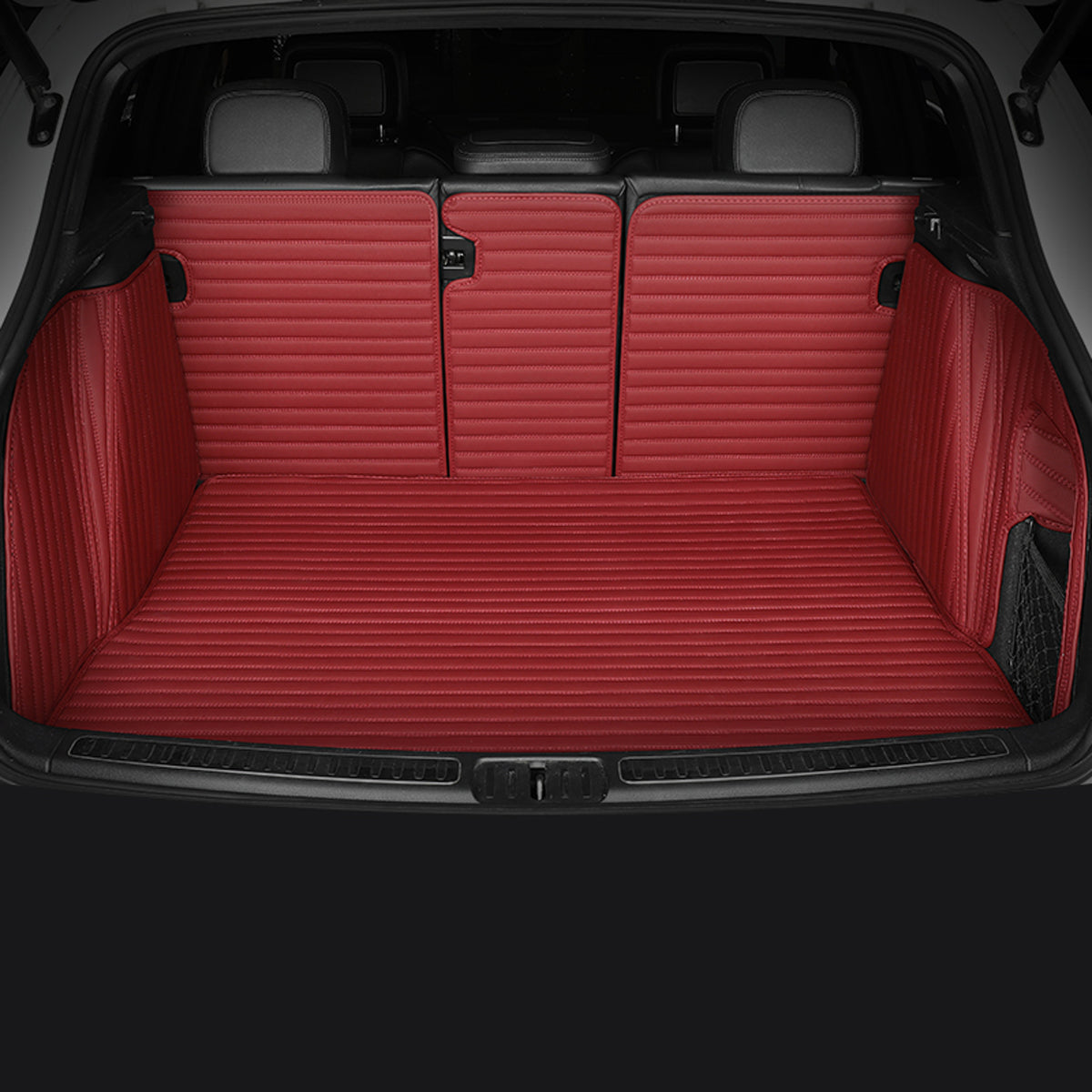 Stripe Stitching Custom Luxury Car Trunk Mats