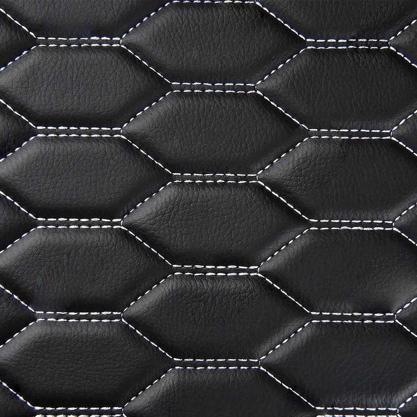 Honeycomb Stitching Custom Luxury Car Floor Mats Set