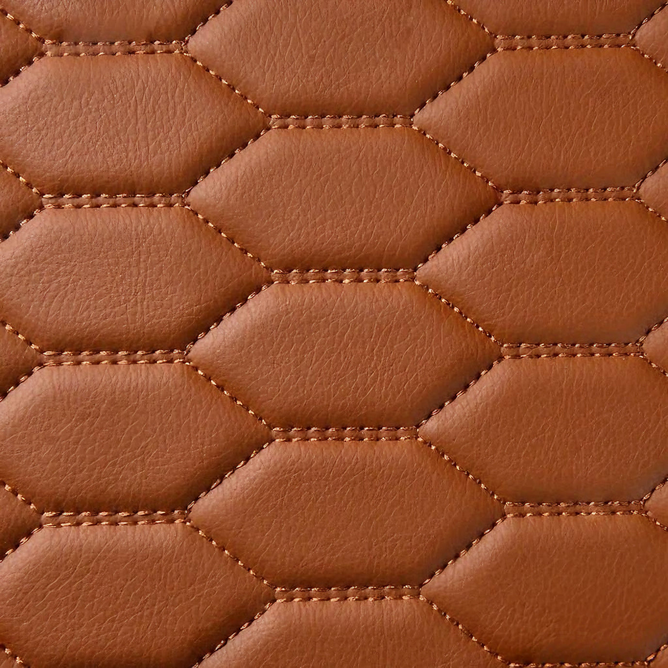 Honeycomb Stitching Custom Luxury Car Floor Mats Set