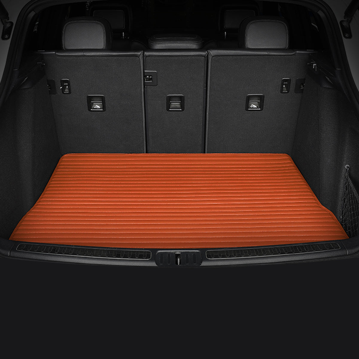 Stripe Stitching Custom Luxury Car Trunk Mats