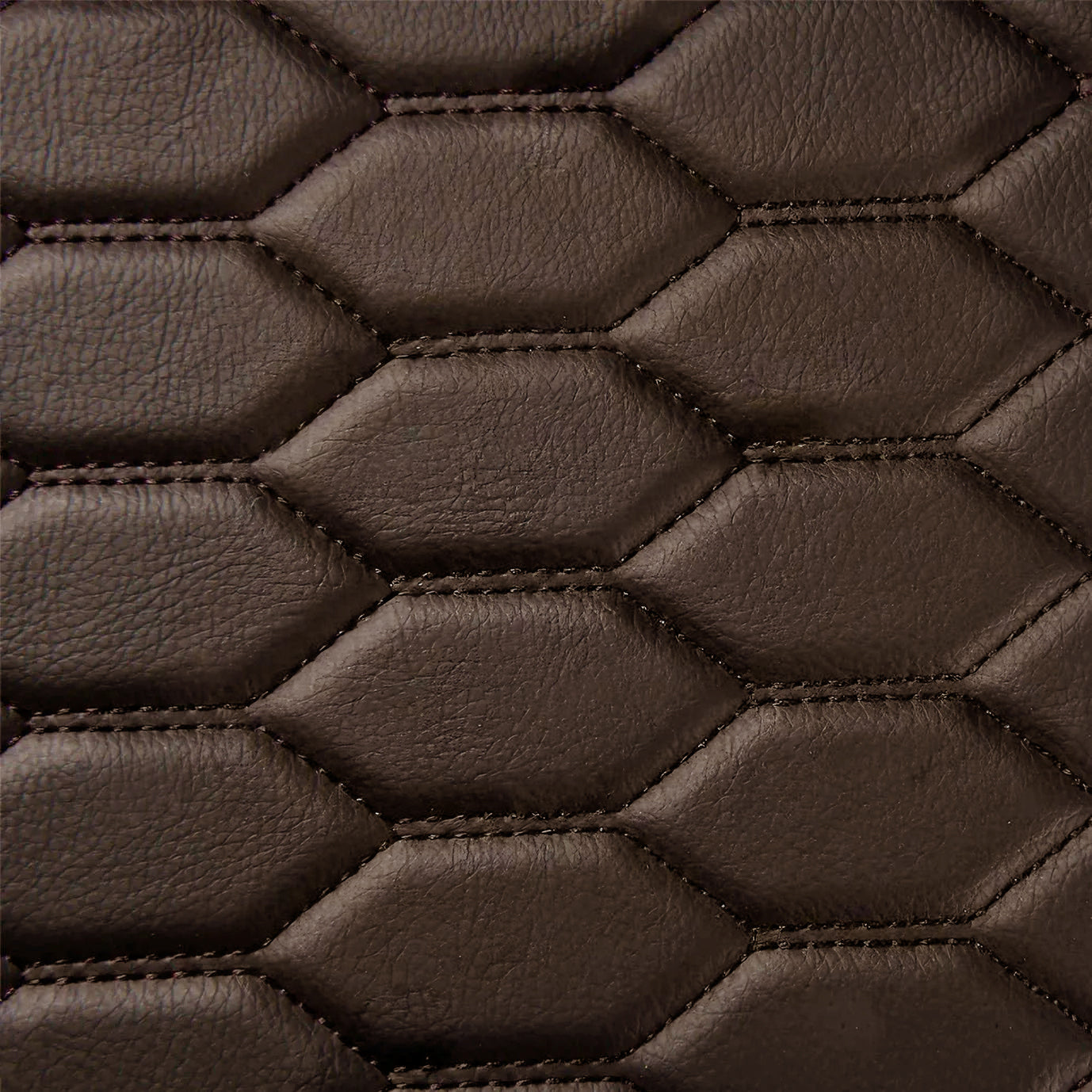Honeycomb Stitching Custom Luxury Car Floor Mats Set