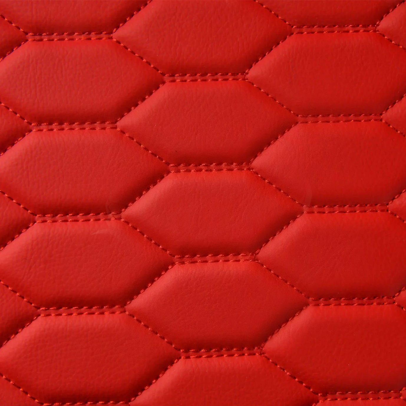 Honeycomb Stitching Custom Luxury Car Floor Mats Set