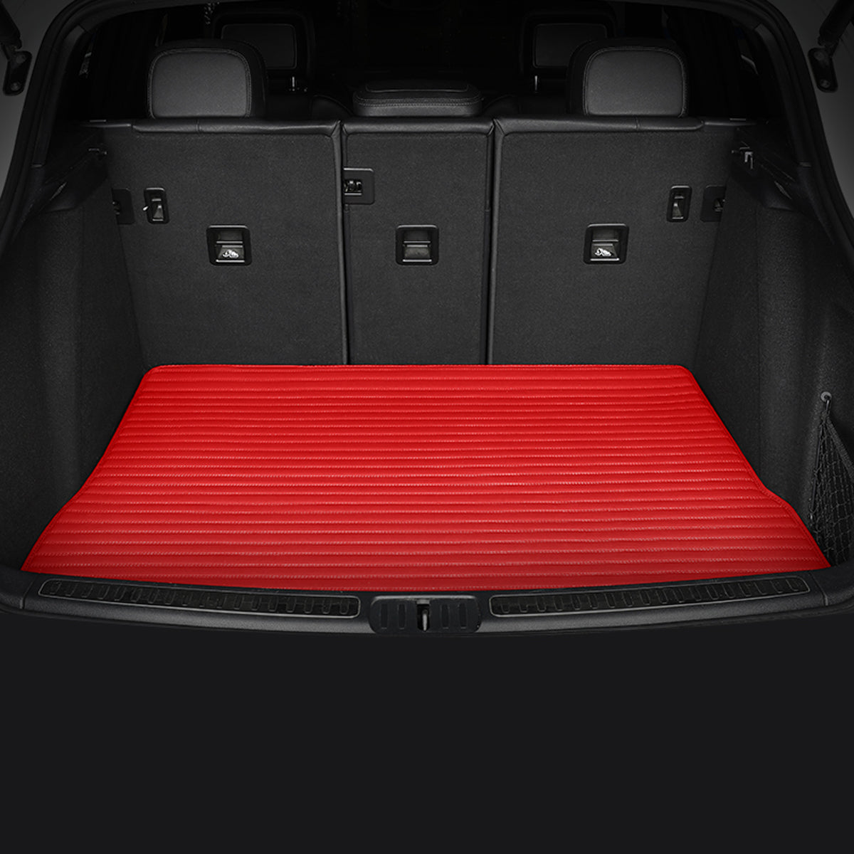 Stripe Stitching Custom Luxury Car Trunk Mats
